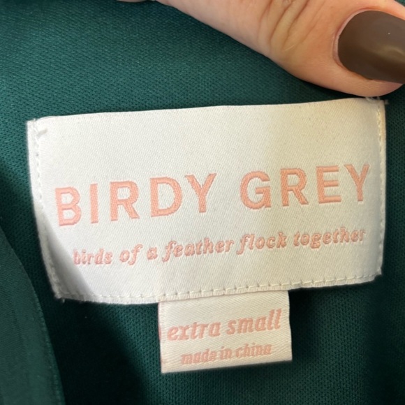 Birdy Grey Spence Convertible Dress in Chiffon Emerald XS - Picture 7 of 9